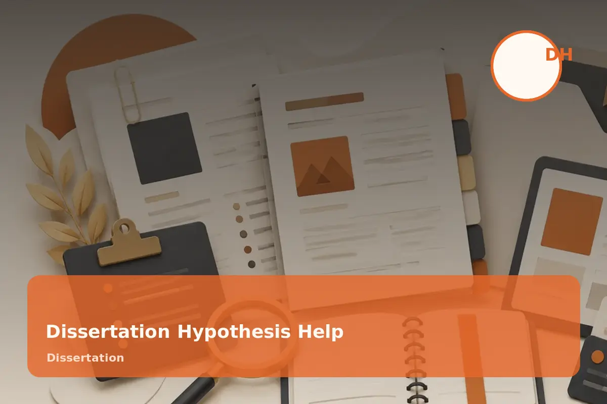 Dissertation Hypothesis Help academic support
