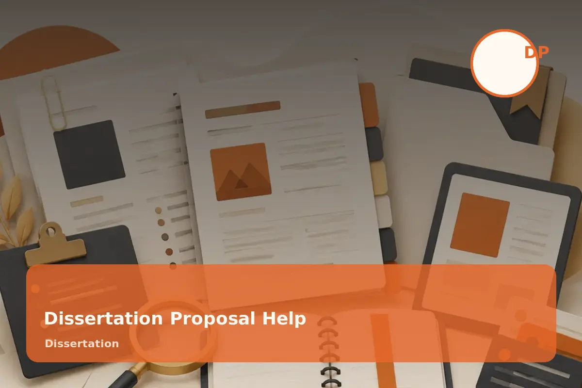 Dissertation Proposal Help academic support